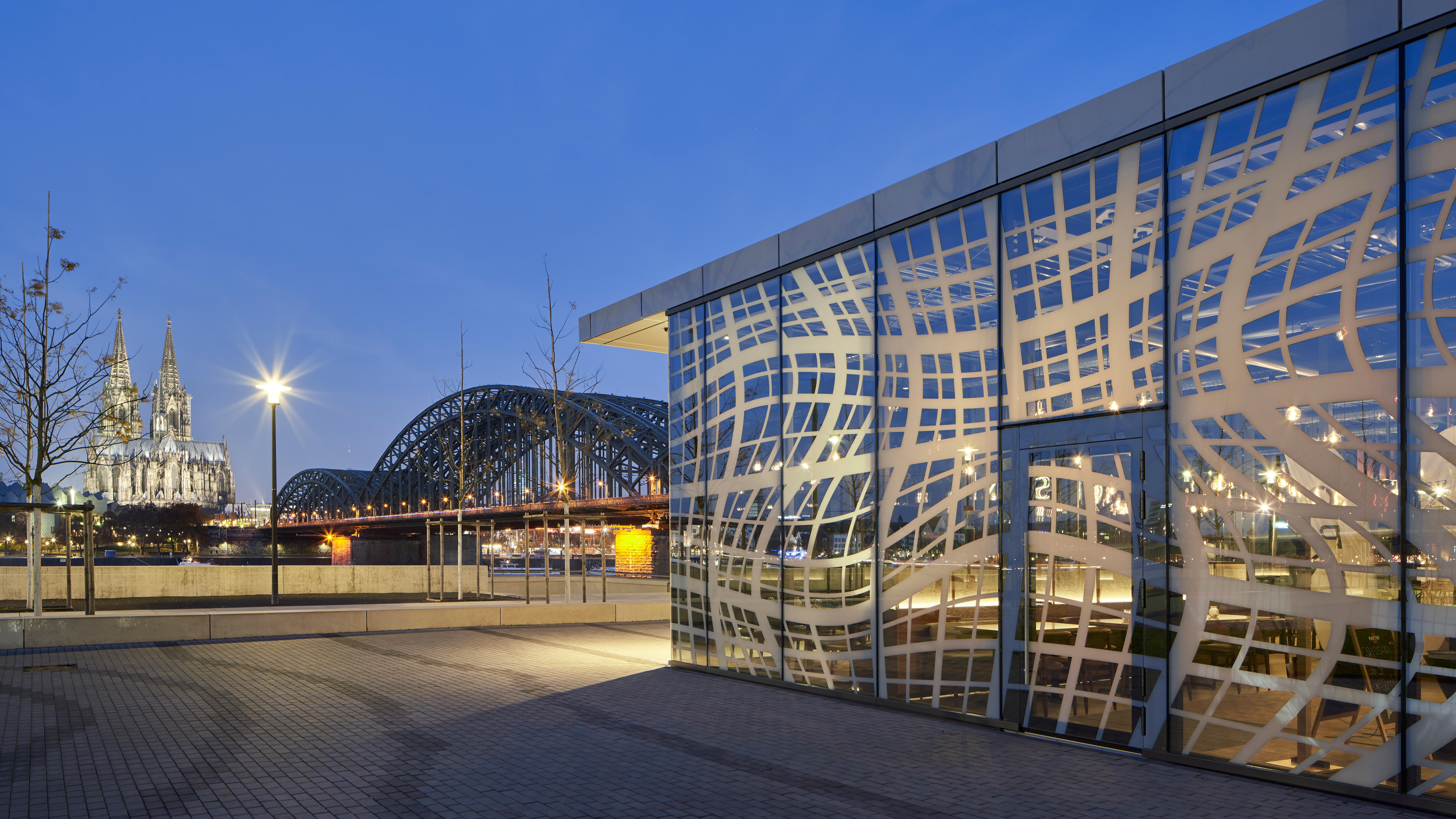 Ansicht des Hyatt-Projektes bei Nacht